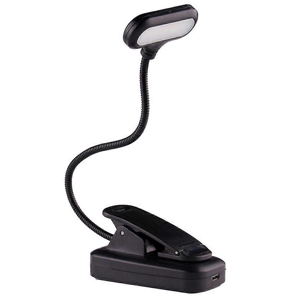 LED Students Reading Light with Clip USB Charging Book Lights Gooseneck Adjustable Table Lamp