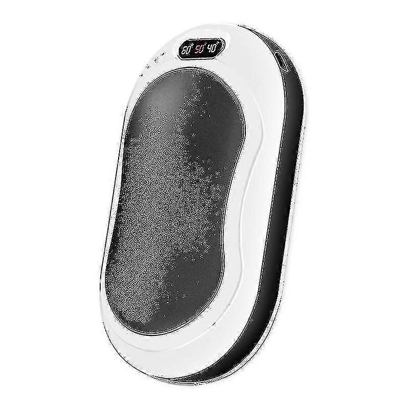 3 In 1 Electric Hand Warmer Power Bank Rechargeable Pocket Heater with LED Flashlight Suitable for Various Uses