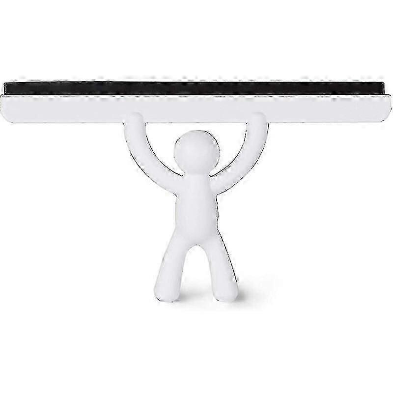 Shower squeegee, white color, size 25.5X14.5cm