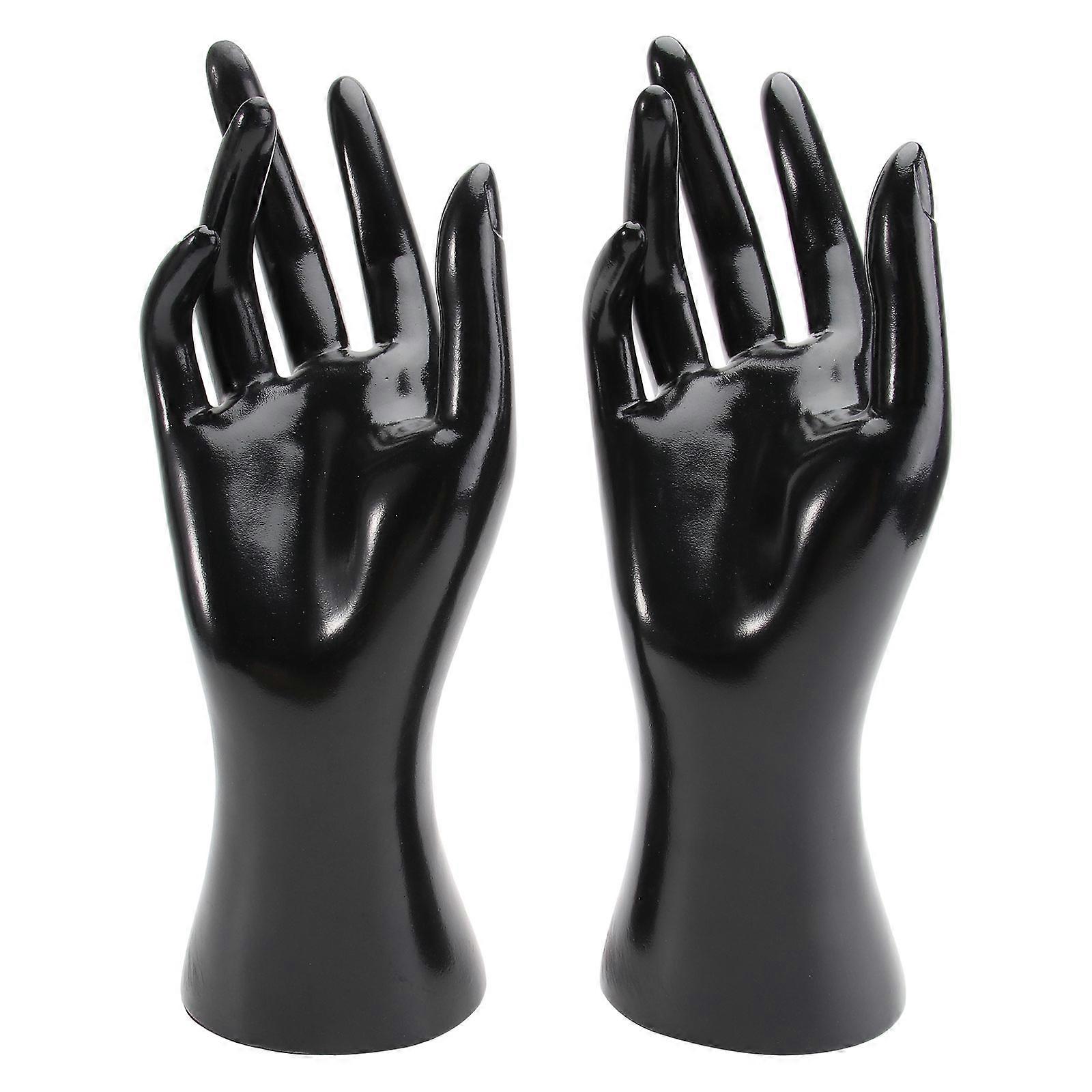 Rings Display Stand Female Mannequin Hand Hand-shaped Retail Display 23*9*7.5cm Jewelry Display 2Pack
