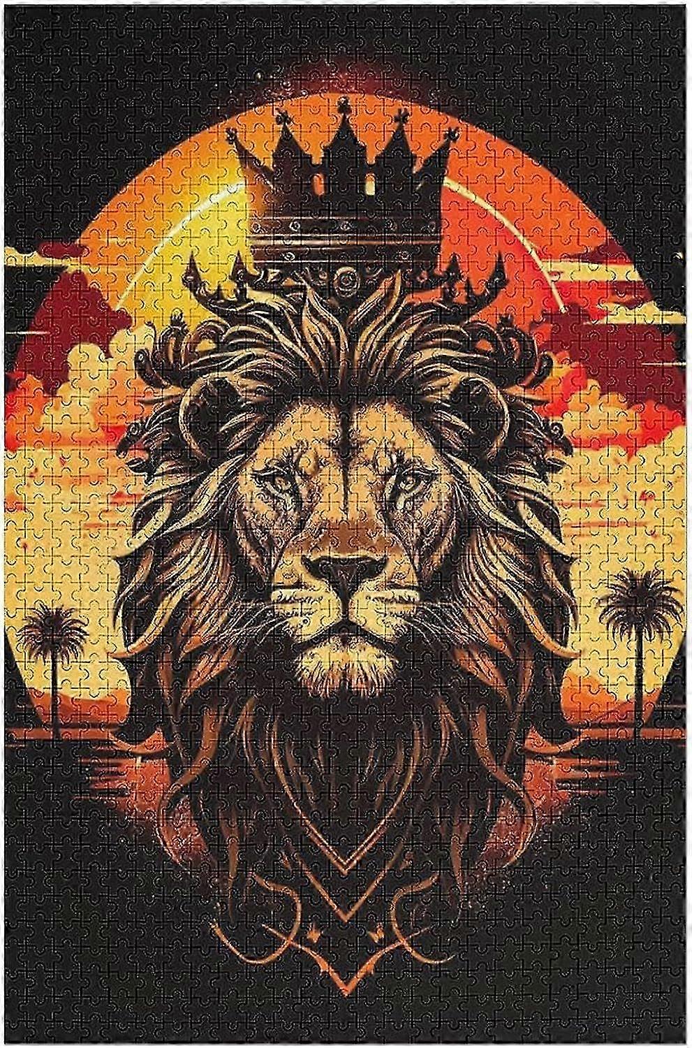 Puzzles für Erwachsene Löwe Puzzles für Erwachsene Challenge Spielzeug 1000 Teile Puzzles für Erwachsene Stil 3590 2025