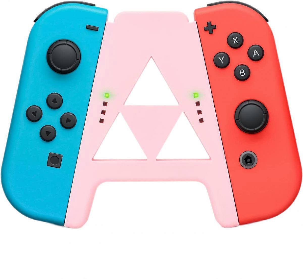 Slide Joy Con Charging Grip for Switch/Switch OLED Potabel Joy Con Charger Controller Comfort Handle