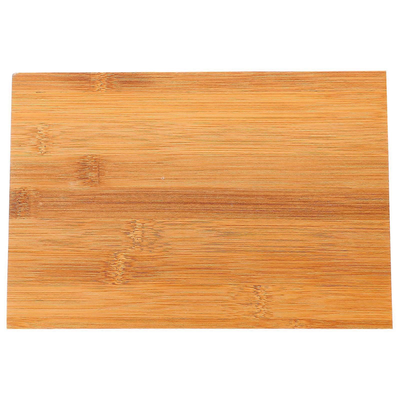 Sushi Platter Sashimi Bamboo Serving Plate Japanese Style Tableware For Party Brown 27.00X18.20X3.00CM Storing Sashimi 1Pcs