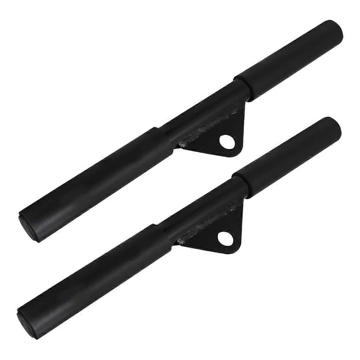 2 Pieces Removable Pull-Up Handles Swivel Bar for Cable Machines Shoulder Exercises Fitness Equipment Strength Training Accessories