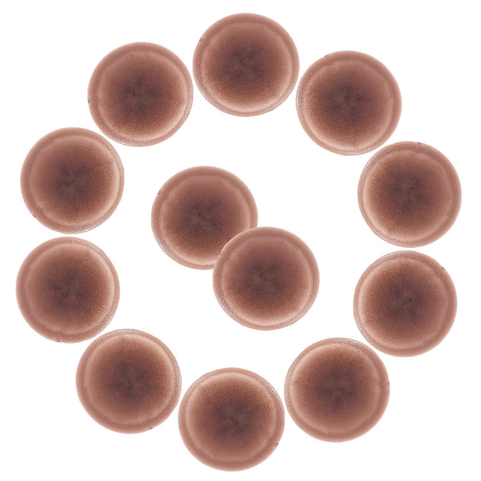 Tampas de Rosca para Furos de Parafuso, Marrom Escuro, 1,70 x 1,70 x 0,40 cm, Conjunto com 1000 Unidades