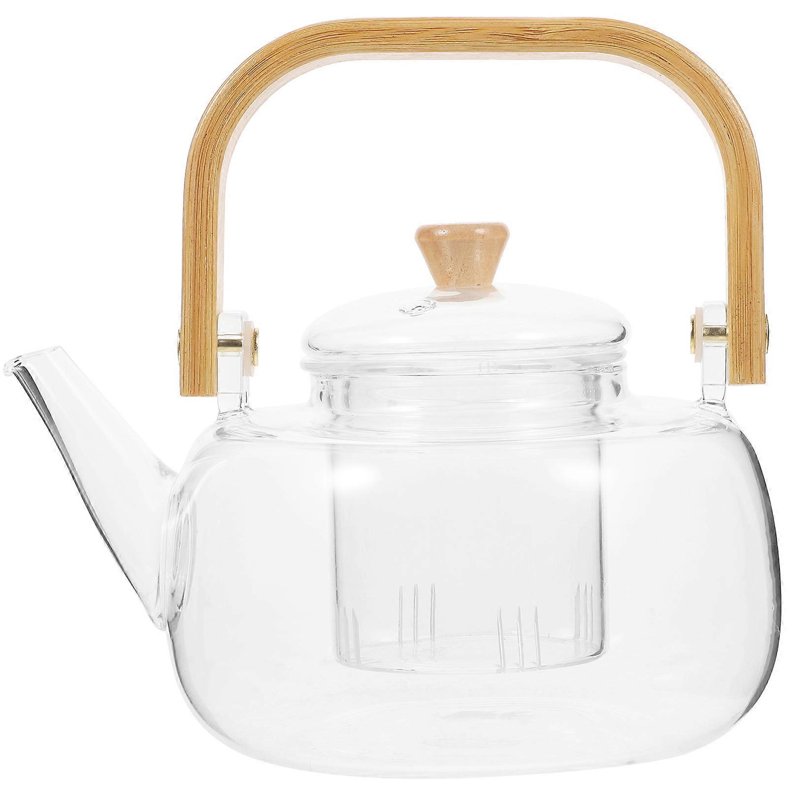 Teapots With Infusers Glass Transparent Friends 1Set Tea
