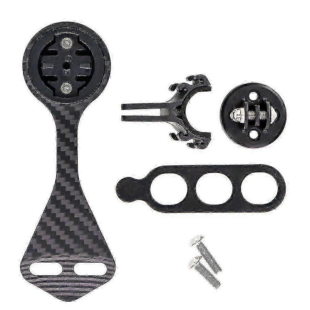 Road Bikes Handlebar Computer Odometer Mount for Compatible Brands (Black) (4pcs)