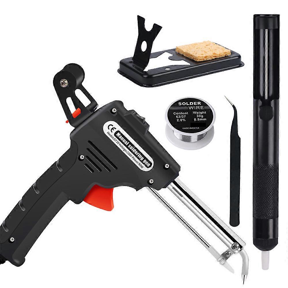 Electric Soldering Iron Automatic Tin Feed Portable Handheld Welding Tool for Precision Electronics Repair, Adjustable Temperature Solder Welder