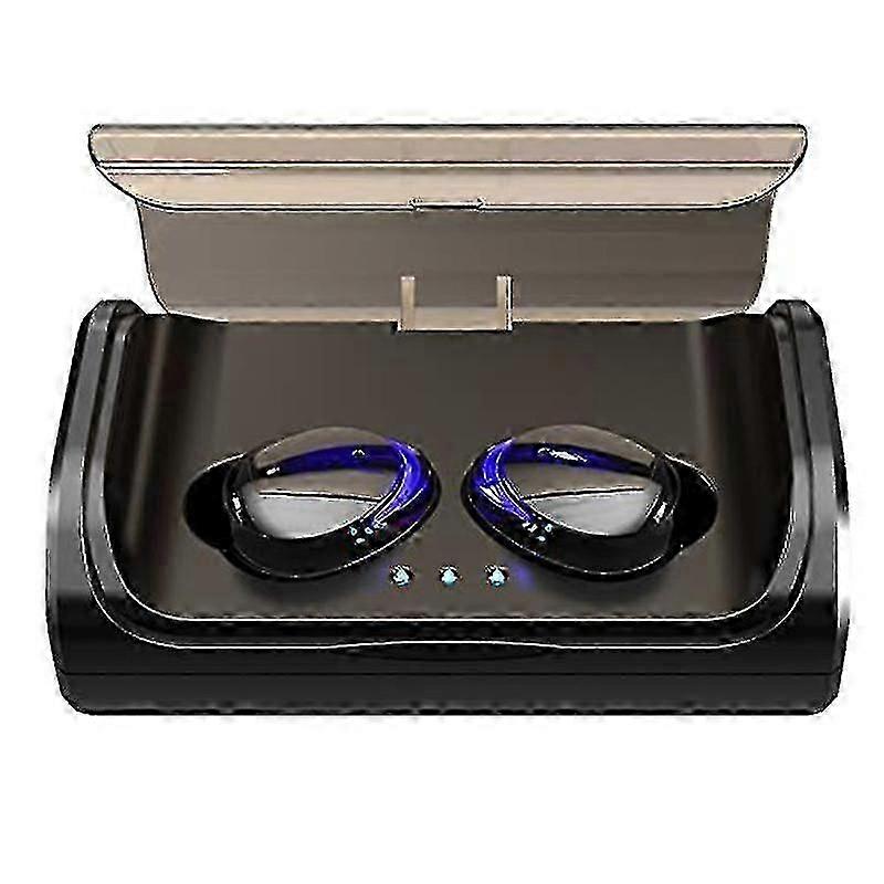 TWS-T8 Bluetooth 5.1 9Dステレオワイヤレスイヤホン、ノイズリダクションIPX7防水タッチスクリーンヘッドセットイヤフォン