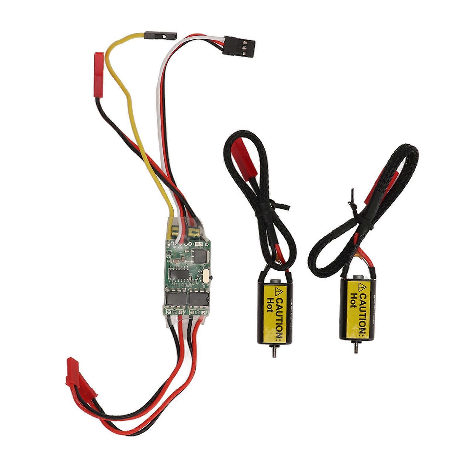 Electric Speed Controllers Dual Way Bidirectional 10A ESC Speed Control for RC Model Ship Tank