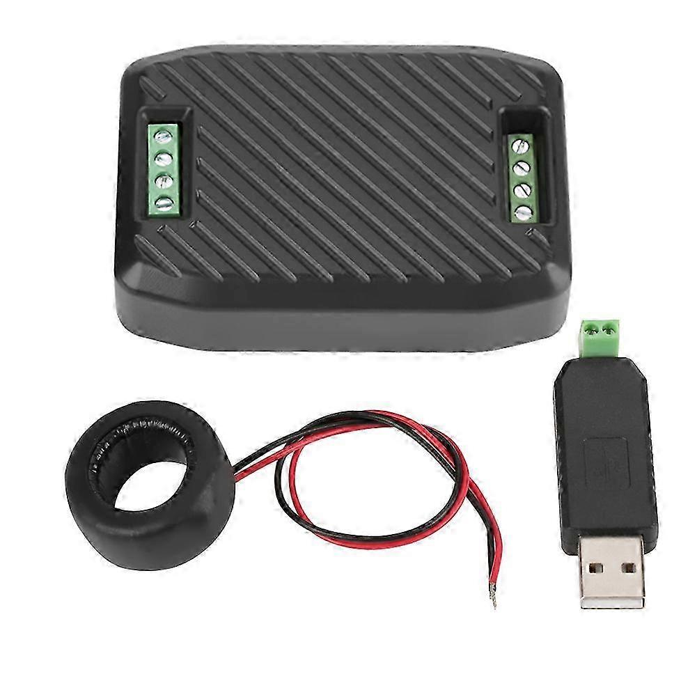 Tension Courant Facteur de puissance Fréquence Compteur d’énergie avec CT de type fermé et USB vers RS485