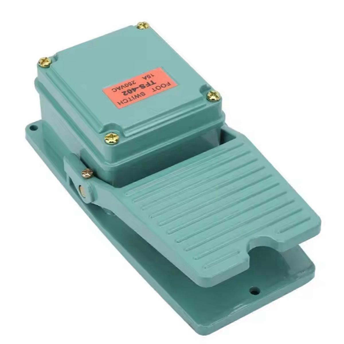 -402 AC 250V 15A 1NO 1NC Momentary Foot Controller Pedal Switch
