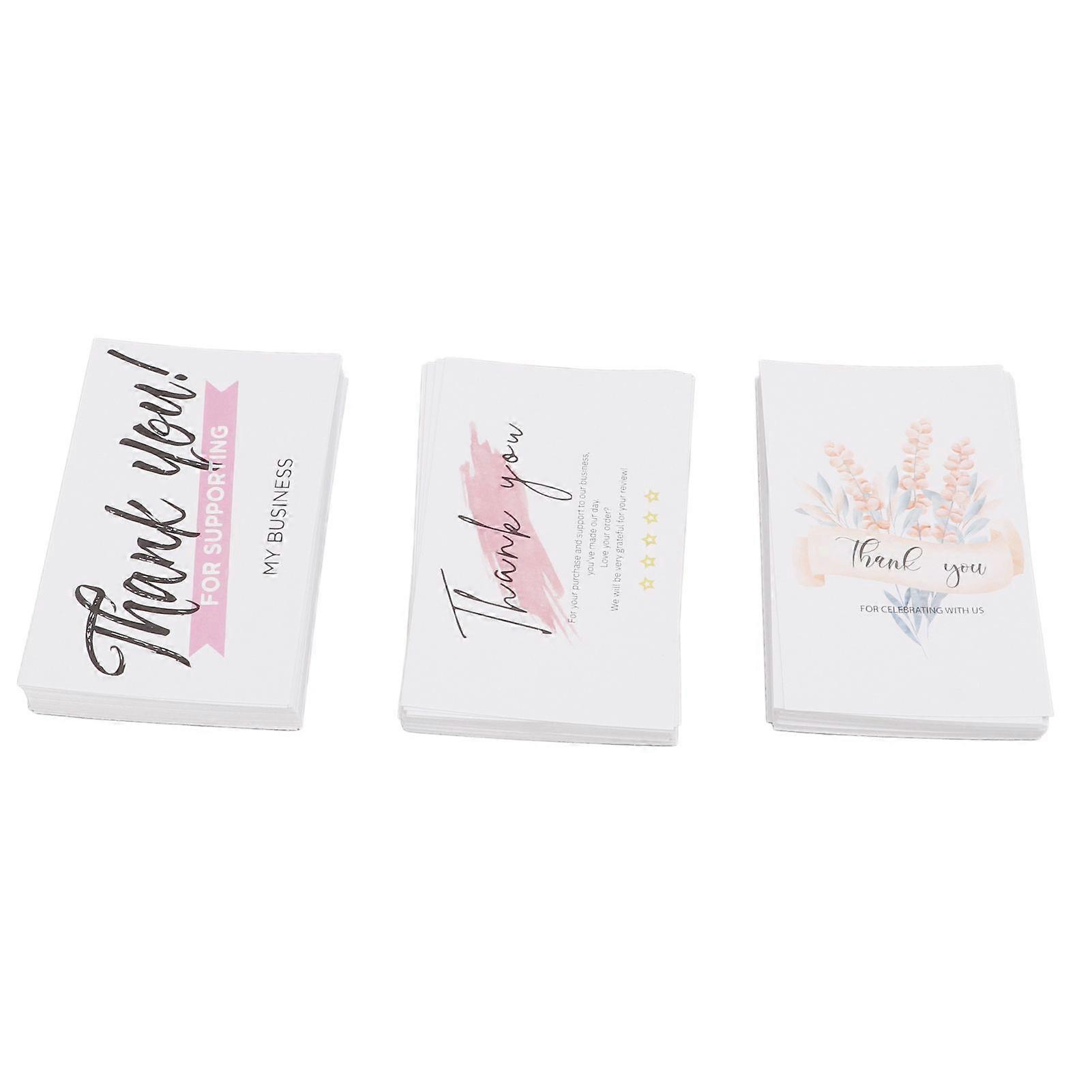 2025 Latest Model 90Pcs Blank Postcards Clear Patterns Glossy Surface White