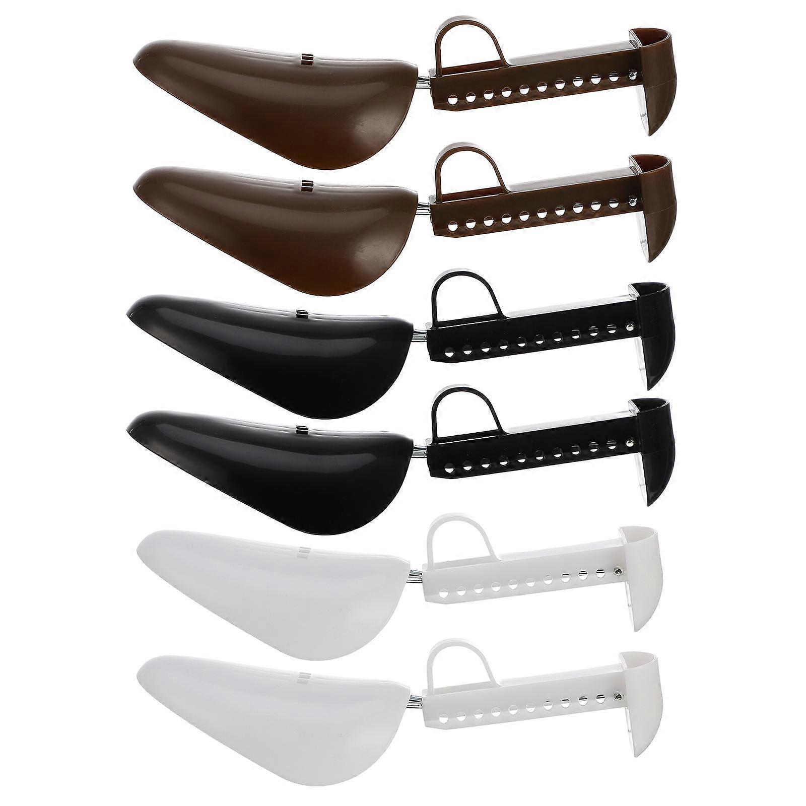 Adjustable Shoe Stretcher and for Daily Use Black Plastic and Metal Plating