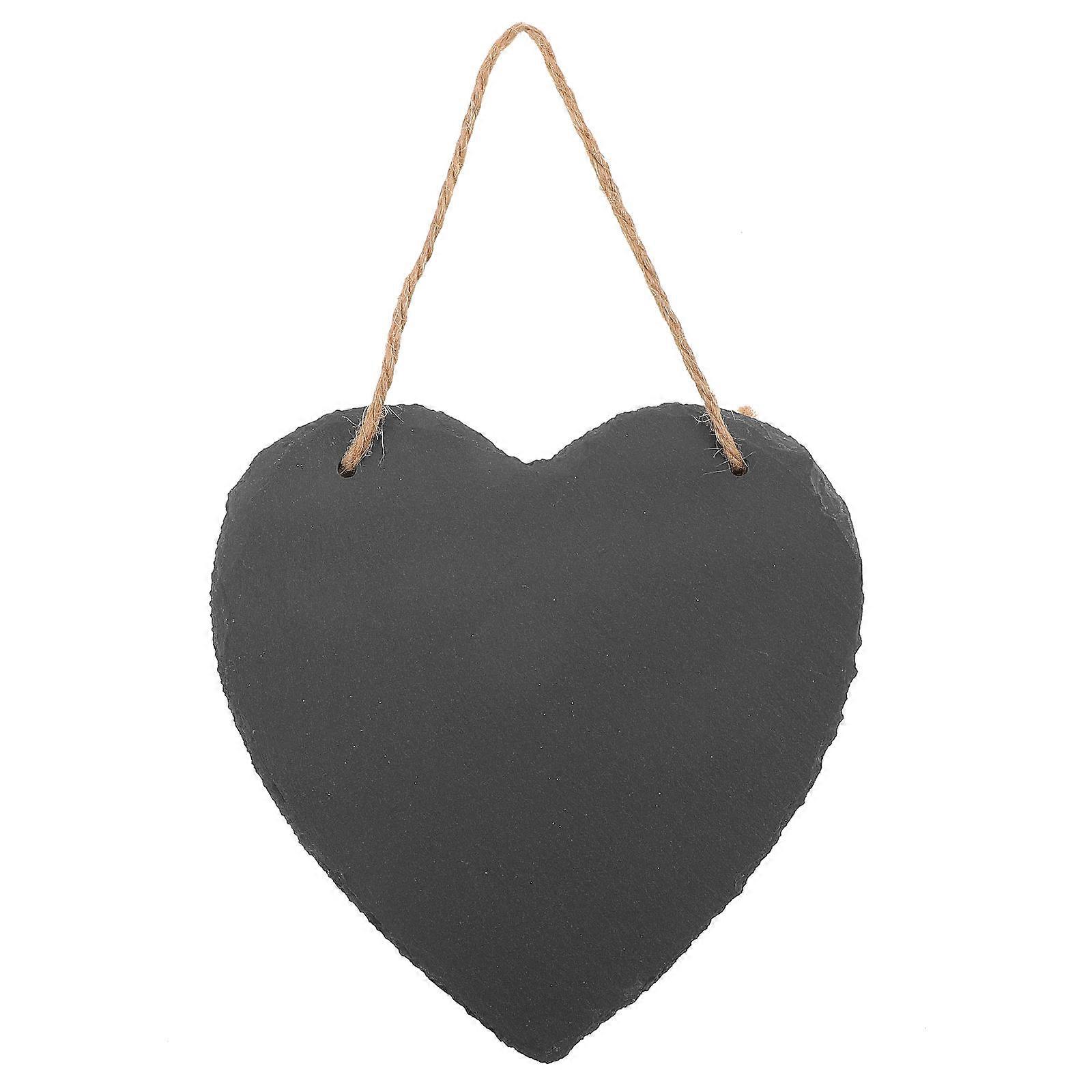 It sounds like you're describing a product listing for **heart shaped plant labels with hemp cord**, which are **reusable chalkboard garden markers**