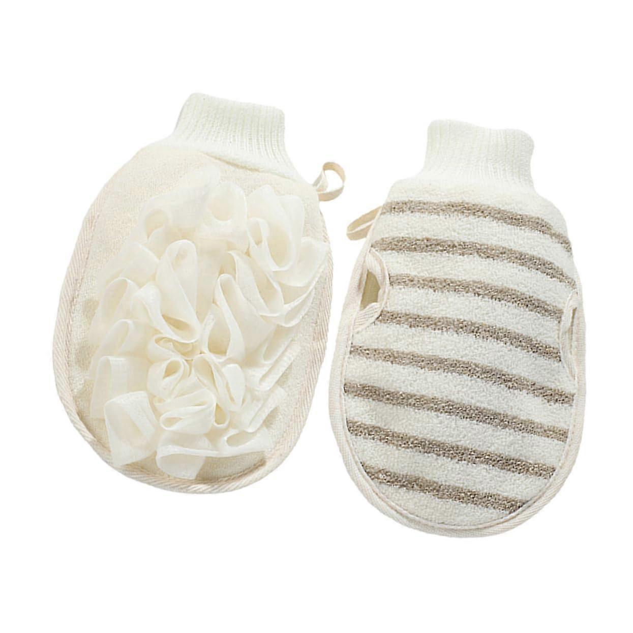 Pack of 2 Bath Towel with Handle Cheeky Scrubber