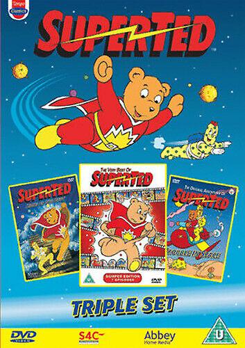 SuperTed Triple DVD (2005) Derek Griffiths cert U 3 discs - Region 2