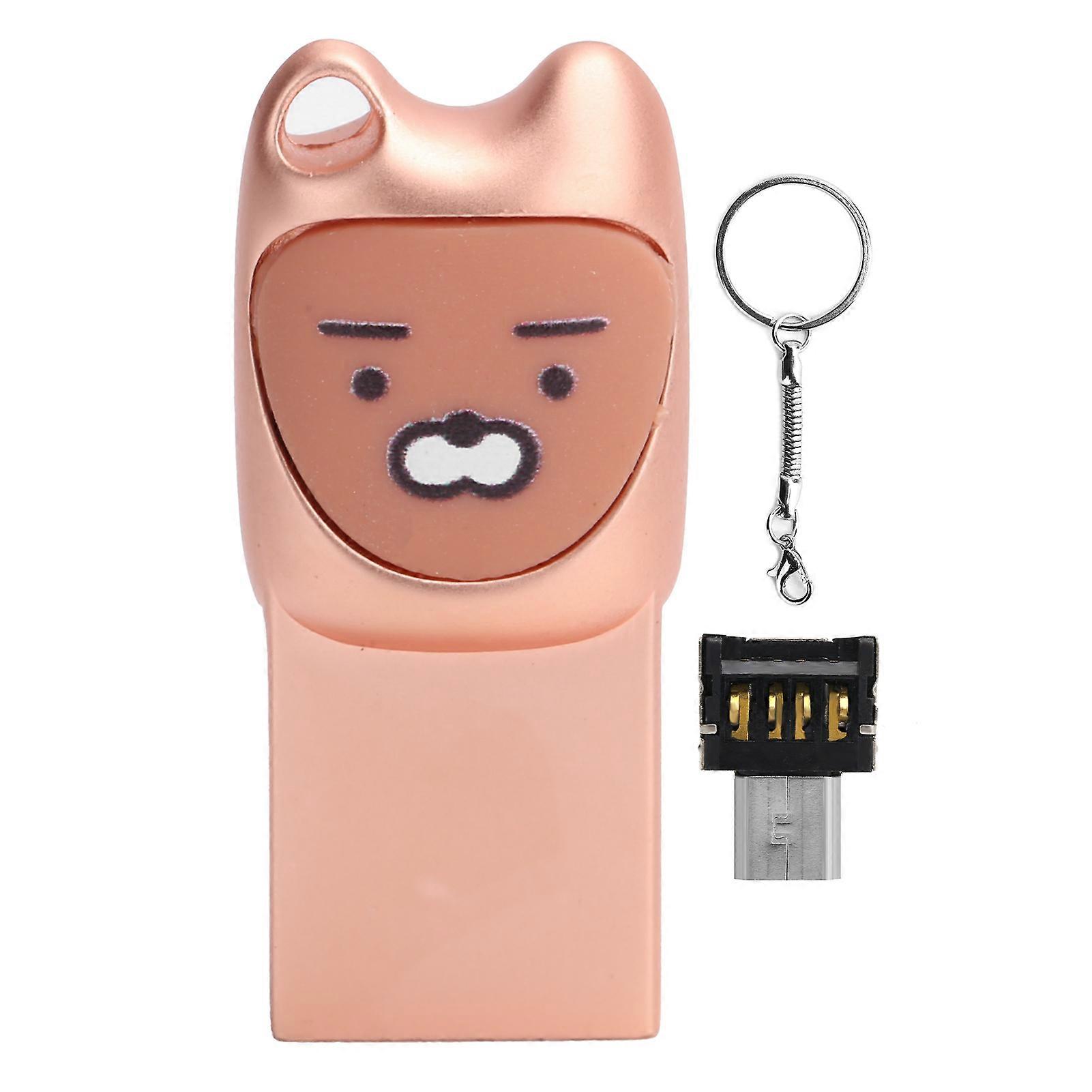 U Disk Portable Data Reading Transmission Device Card Reader Cartoon Plugin Flash Drive