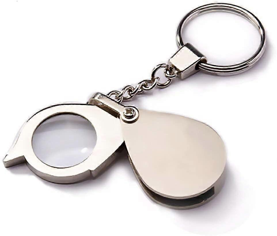 10X Handheld Magnifier  Mini Rotating Magnifying Glass for Seniors  Kids
