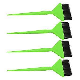 4pcs Hair Dye Brush Set Professional Home Salon Portable Pointed Tail Hair Coloring Brush ApplicatorYMMR)