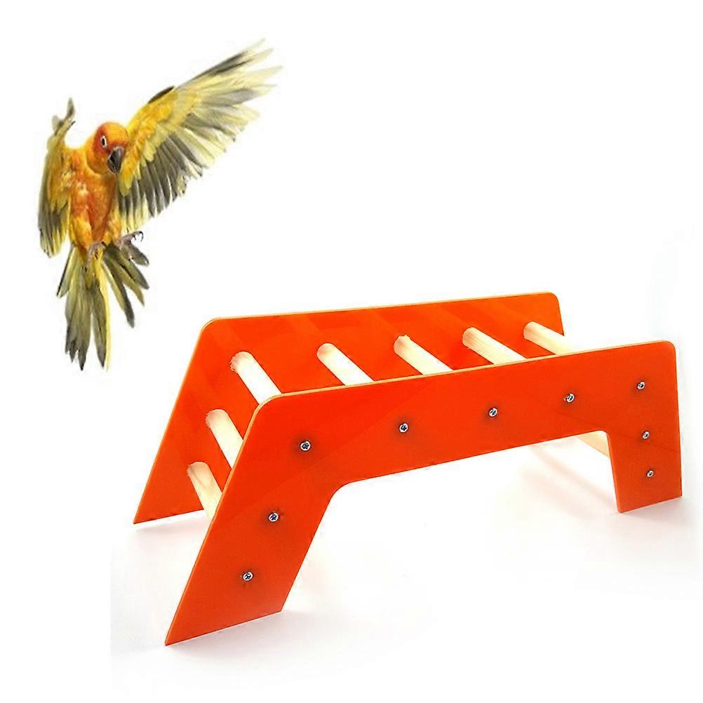 Bird Ladder Bridge Parrot Activity Arch Bridge Random Color M Encouraging Balance Material 1Set