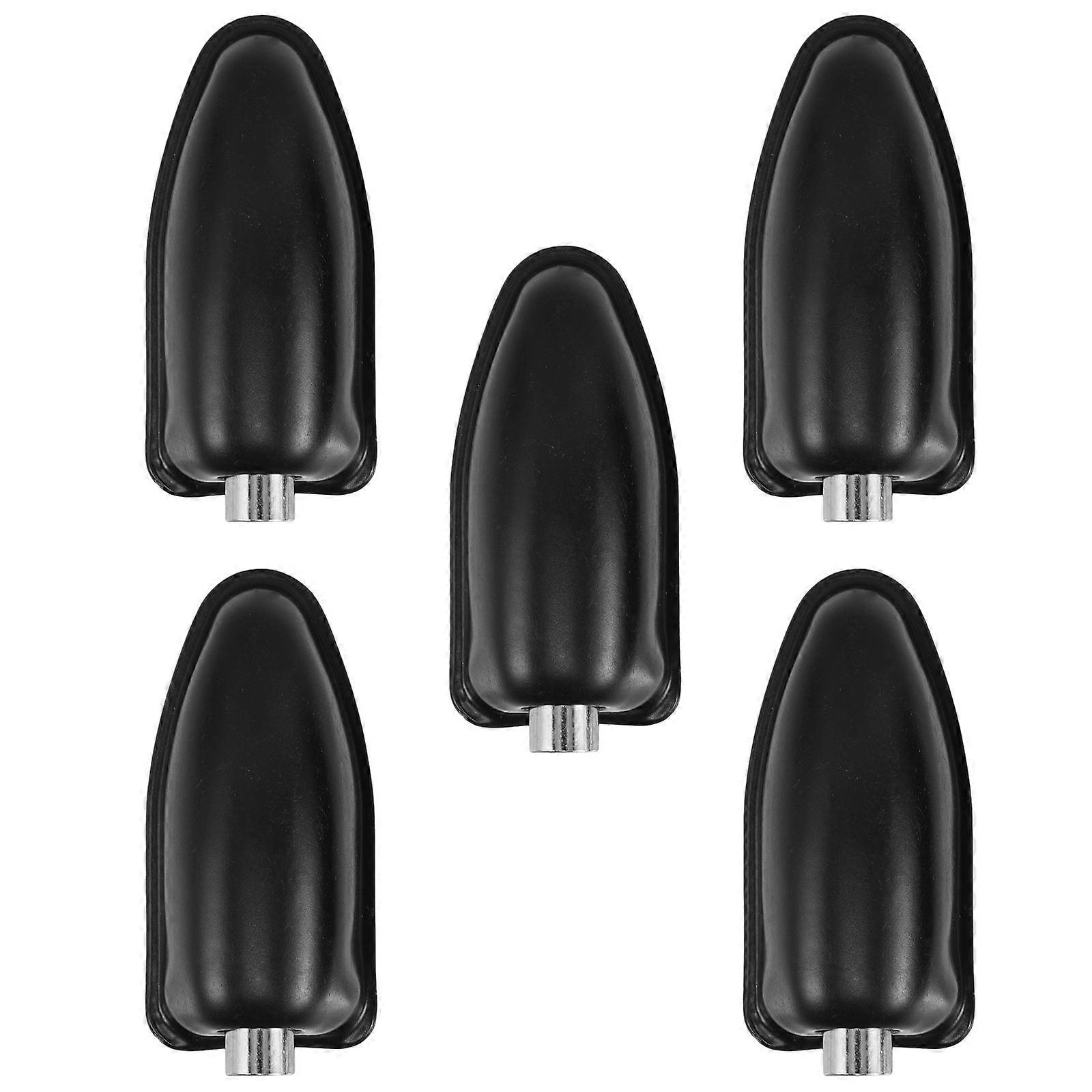 Compact Drum Clamp Set for Drum Kit Accessories Black Plastic and Metal Enhances Sound Stability 5pcs