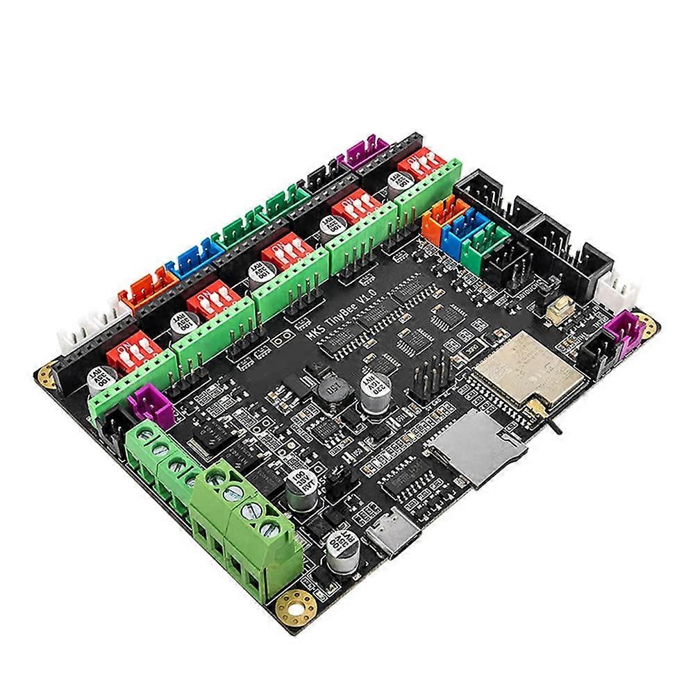 1 x 3D Printer Motherboard Control Board MKS TinyBee Control Board ESP32 WIFI MINI12864 Control Board 3D Printer Parts Black