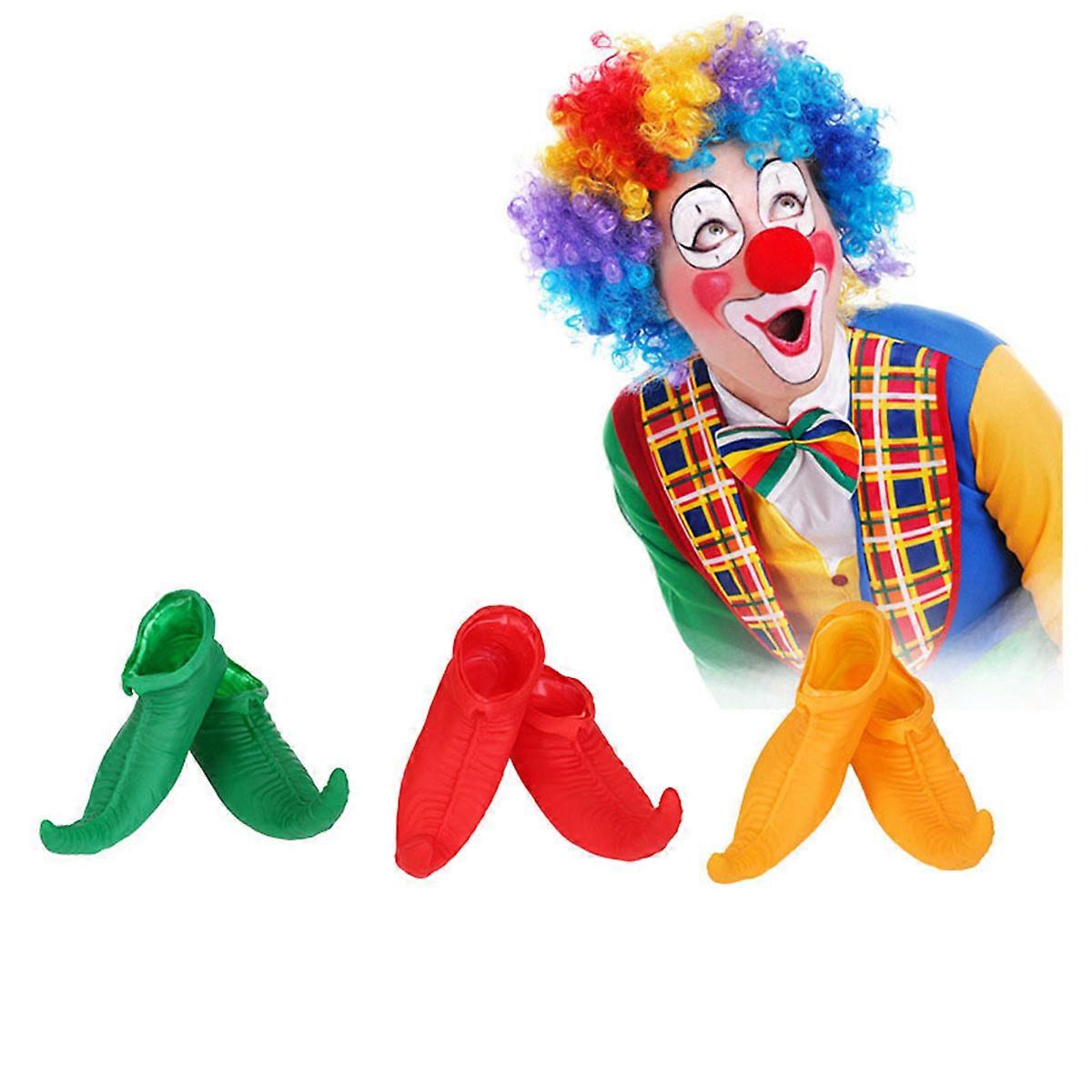 Carnival Costumes For Men Prop Shoes Bright Color Design Easy To Wear 1Pair
