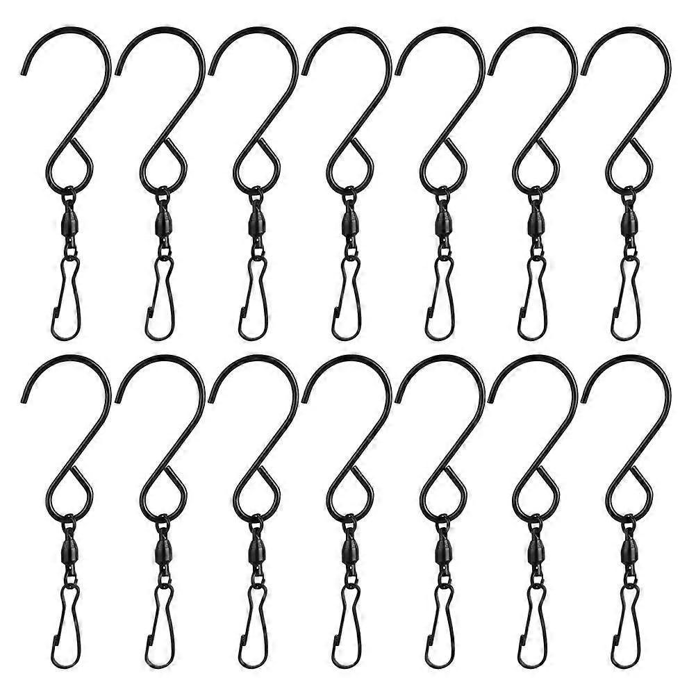Stainless Steel Rotatable Wind Chimes Hangers Durable Swivel Hooks for Bird Cages, Flower Baskets, Party Chandeliers, and Outdoor Garden Use (20pcs)