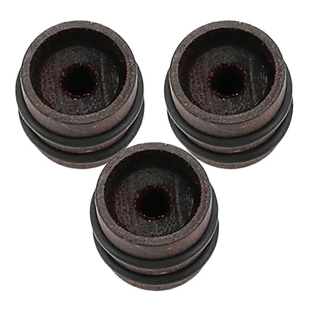 Guitar Volume Knob Wood Tone Control Audio Knob Replacement 1.78X1.75X1.75CM Easy Installation 3Pcs