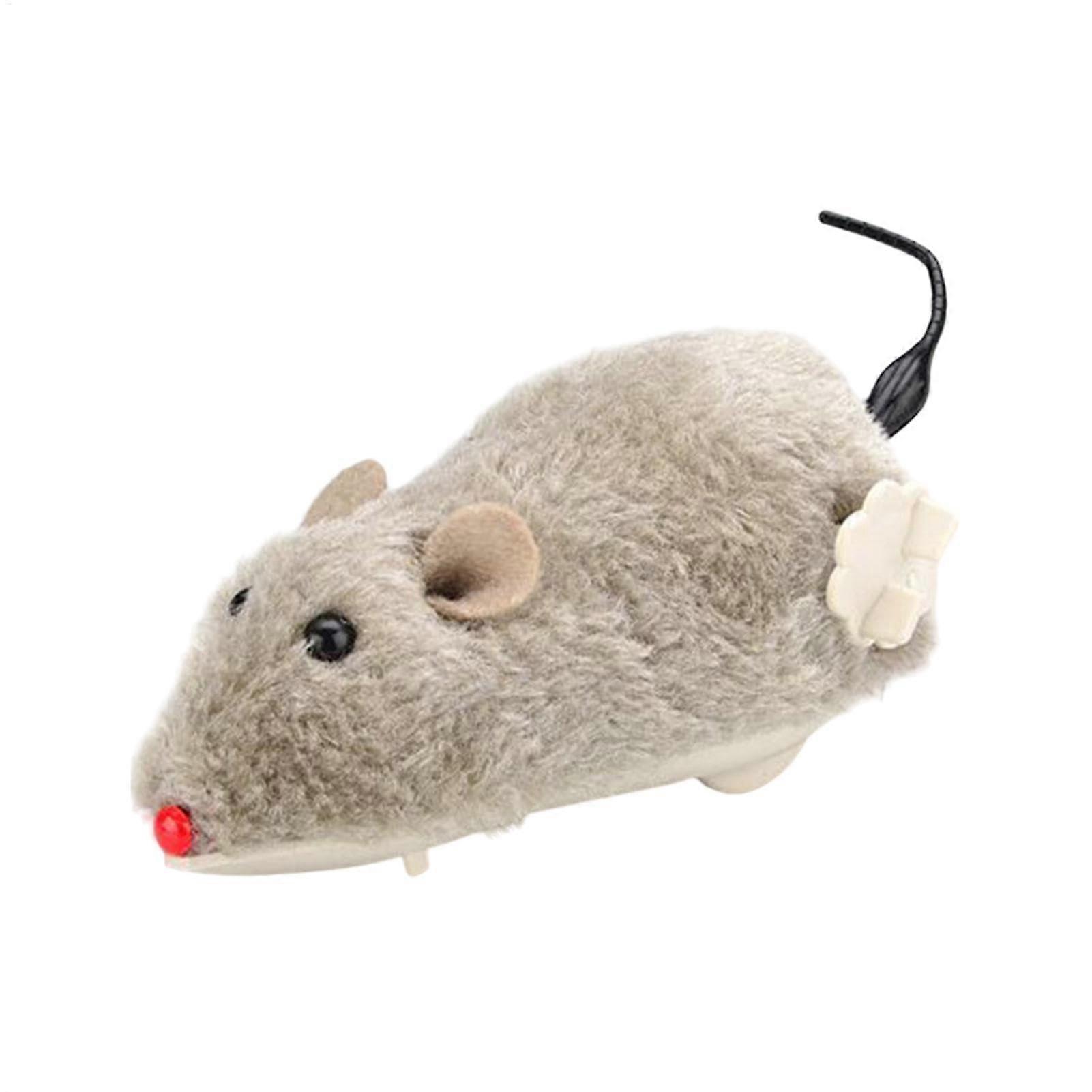 Windup Plush Mouse  Cat Hunting Toy, Cat Racing Toy  EcoFriendly Toy Mouse for Cats