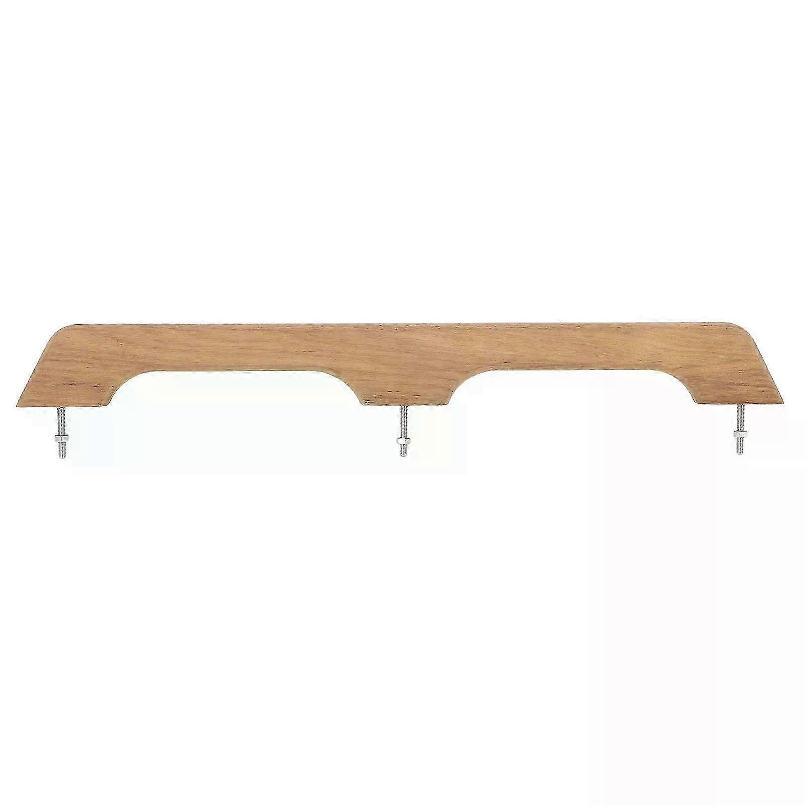 Teak Handrail 2 Loop 22 Inch Sturdy Rot Resistant Wooden Boat Grab Handle Fit For Marine RV Boating