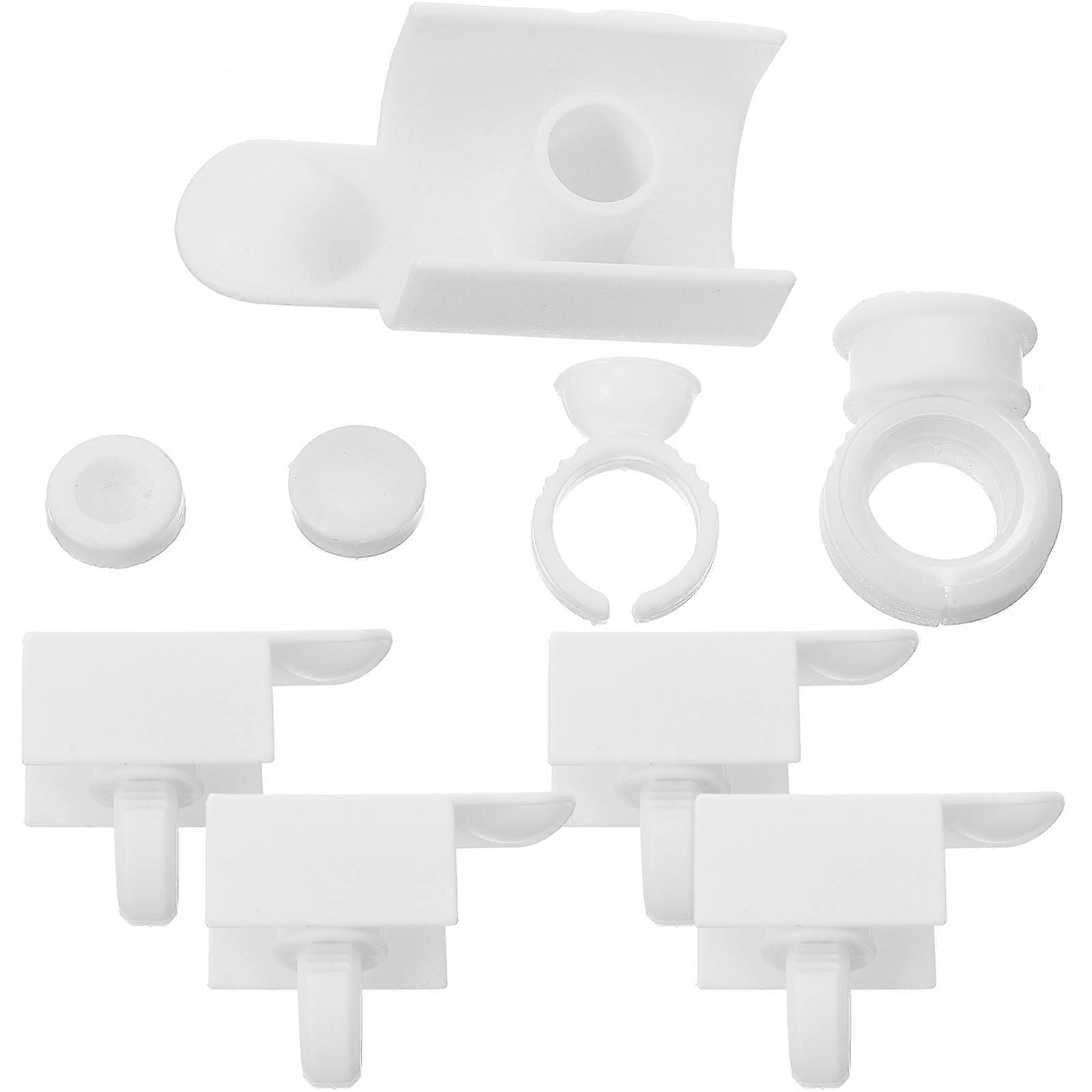 Eyelash Separator Tool Lash Glue Rings for Eyelash Extension Enthusiasts 3.4x2.5cm 5Sets