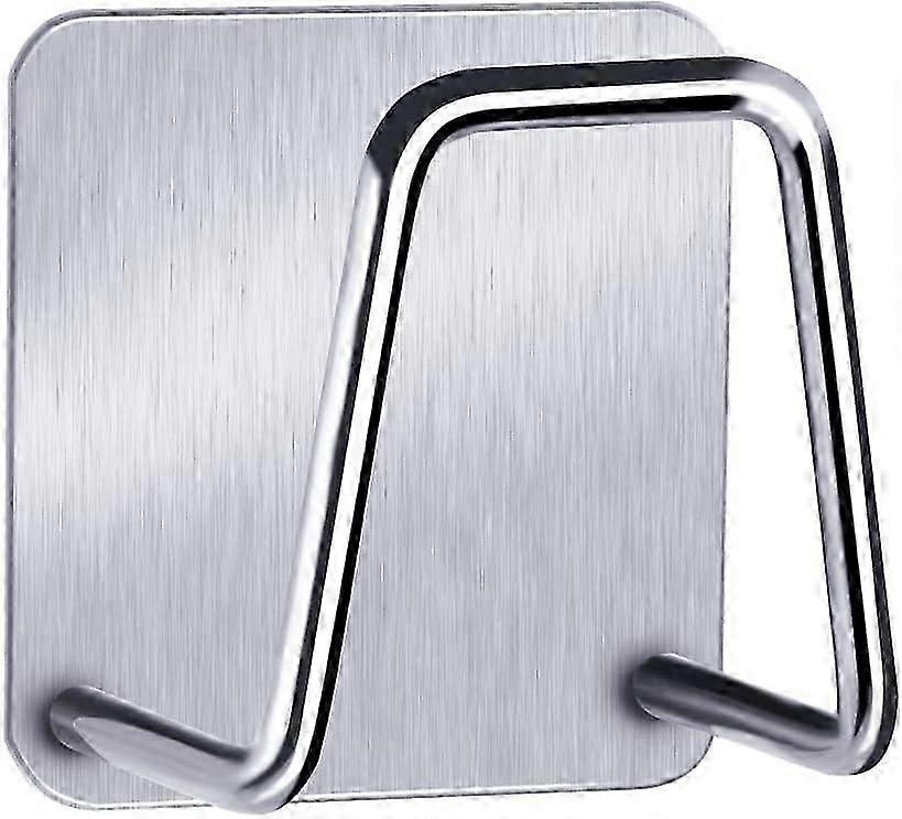Self-Adhesive Stainless Steel Sponge Holder, Rust Proof, Waterproof, Quick Drying (3PC)