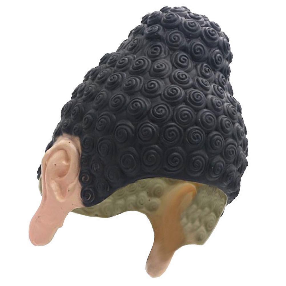 Cosplay Prop Latex Headgear Buddha Shape Halloween Costume Headwear Multi Color 23.00X15.00X0.80Cm 1Pcs