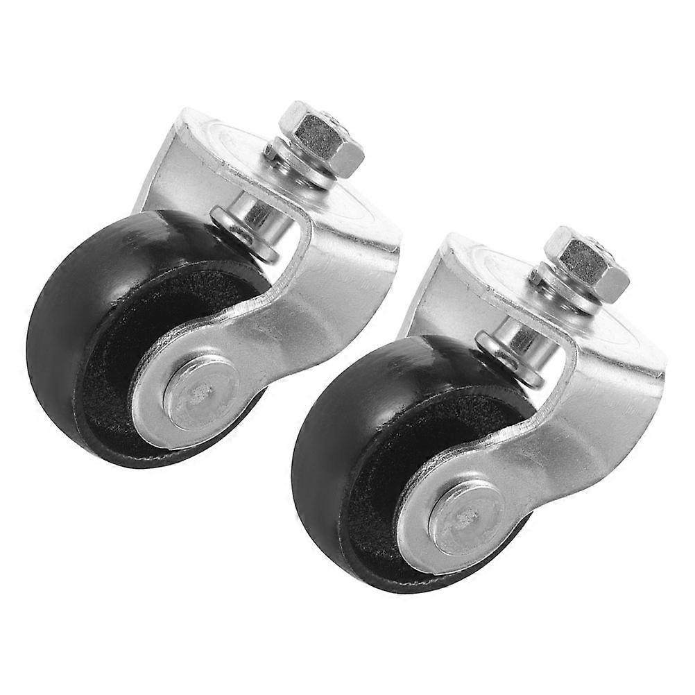 2pcs Cast Iron Caster Wheels for Hydraulic Floor, High Bearing Capacity, Easy Installation, Universal Fit for Multiple Models, Durable Maintenance