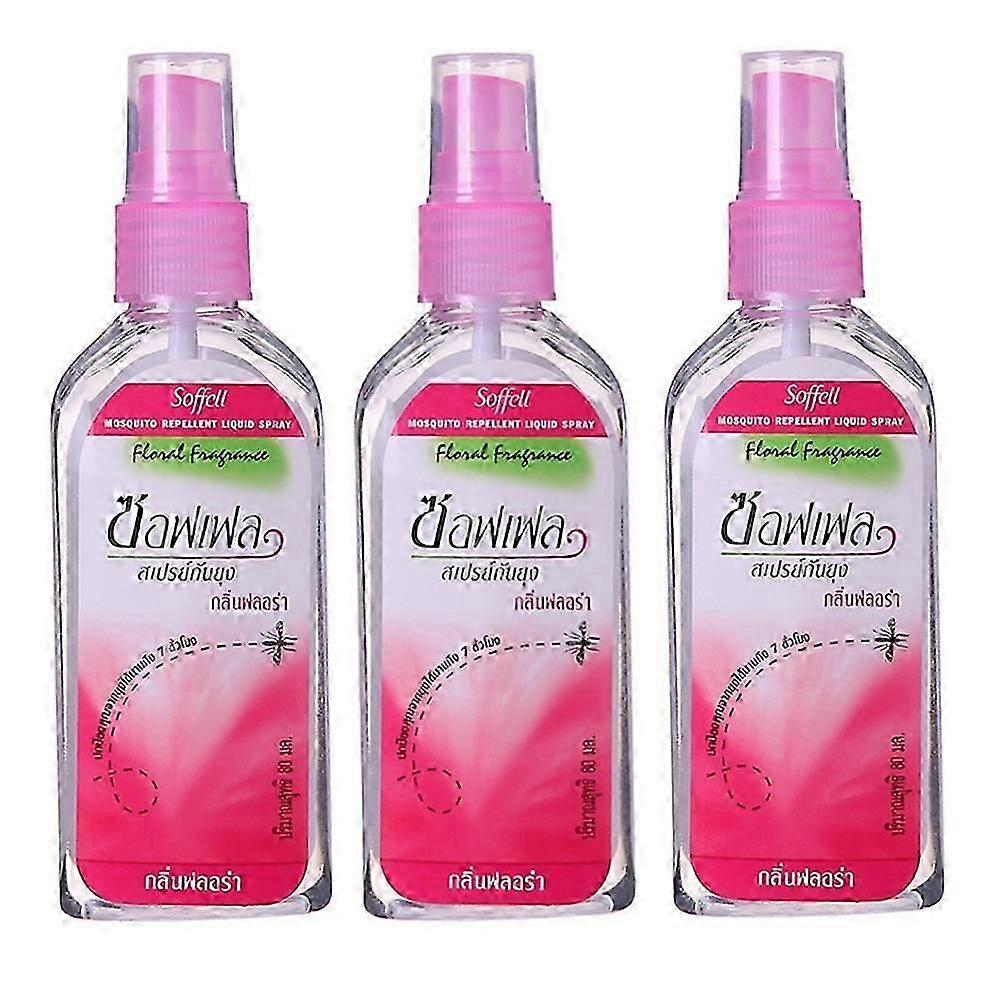 1-3X Insectifuge Spray Liquide Anti-Moustique Anti-Moustique Spray Eau 80ML