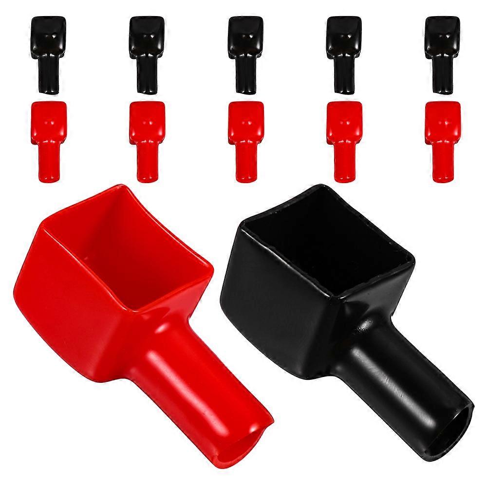 Auto Battery Terminal Cap Car Battery Terminal Insulator for Protection 12Pcs Set