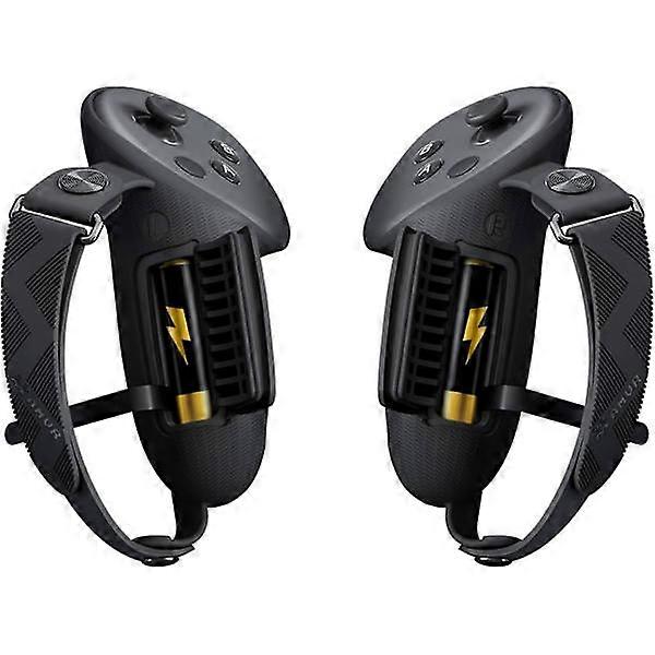 Upgraded Controller Handle Cover, Compatible with Meta Quest 3, Non-Slip Hand Strap, Accessories, Black, 1 pc