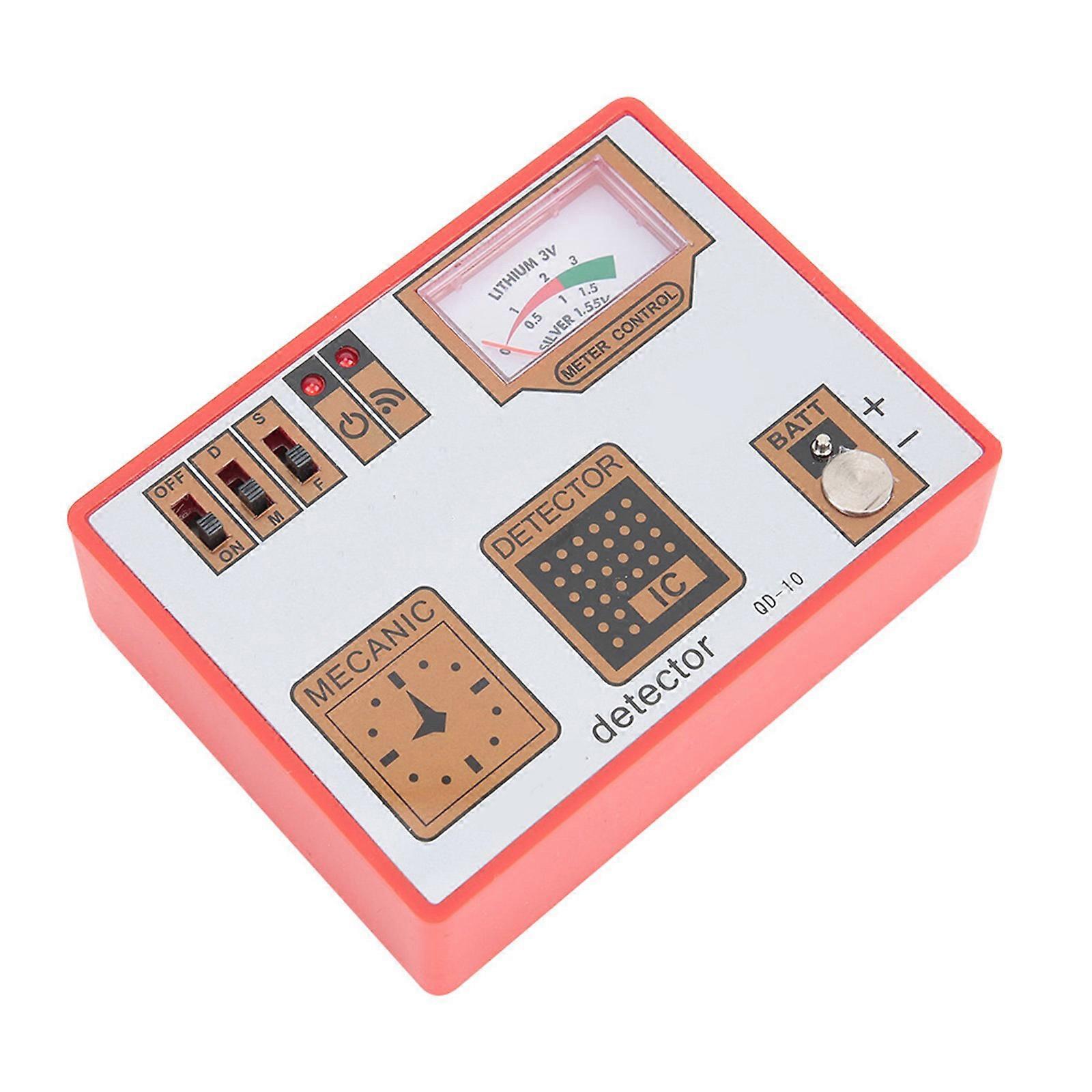 Watch Repair Tool With Integrated Battery Pulse Tester & Movement Evaluation Suitable for Battery Testing Demagnetizing Multicolor