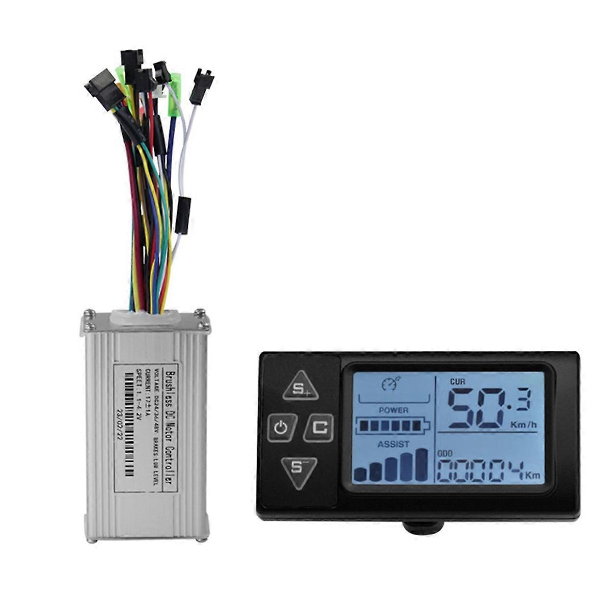 36V 48V 250W 350W Brushless Motor Drive Controller S861 LCD Kit for Electric Mountain Bike Scooter