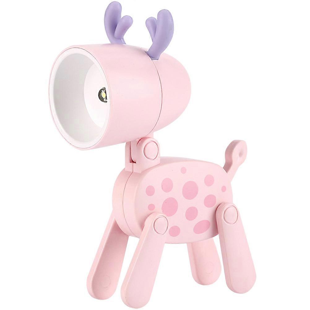 Cartoon Deer Night Light with PVC Material and Warm for Home Decor and Bedroom Use 6.5 Inches