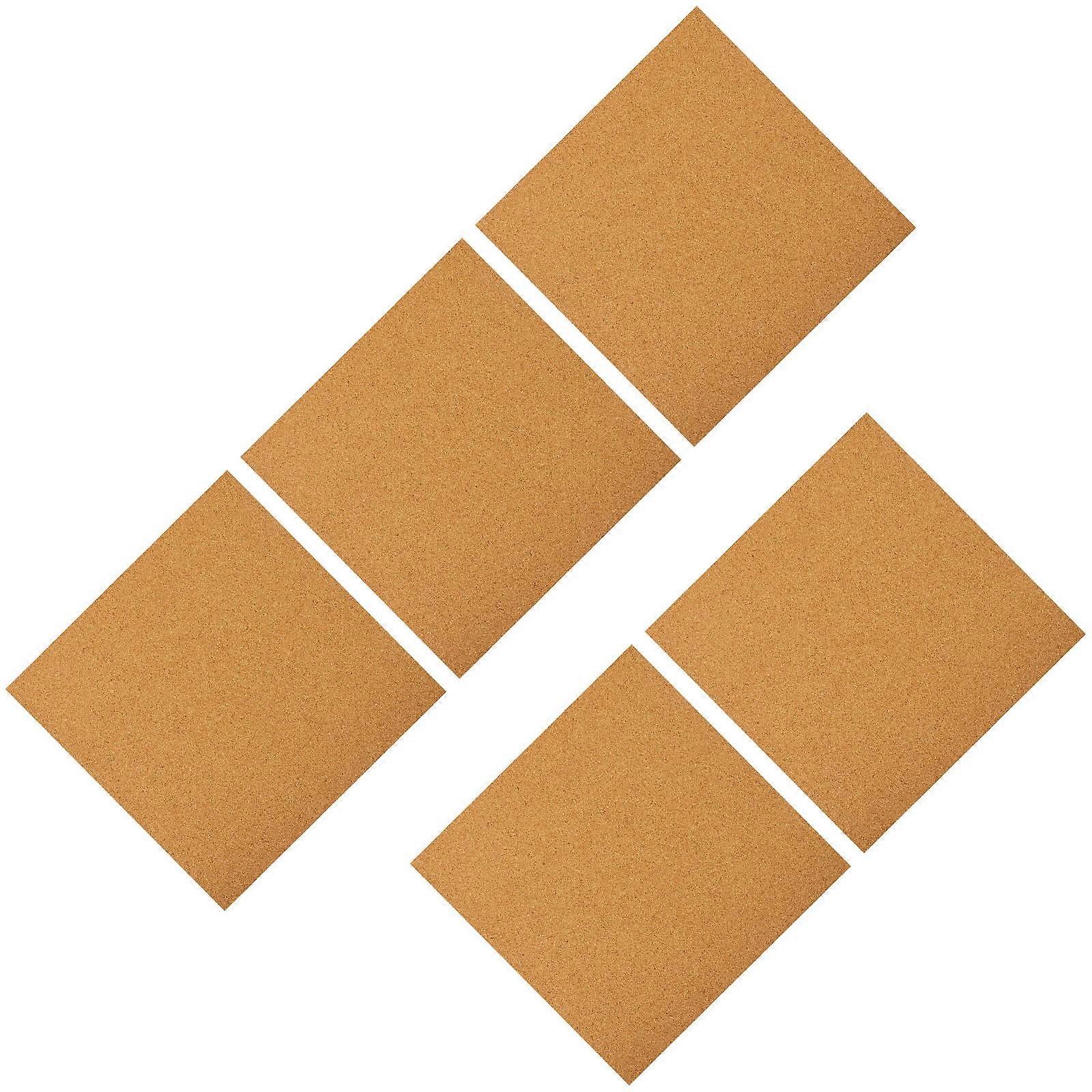 5pcs Household Message Board Decorative Bulletin Cork Board Display Set