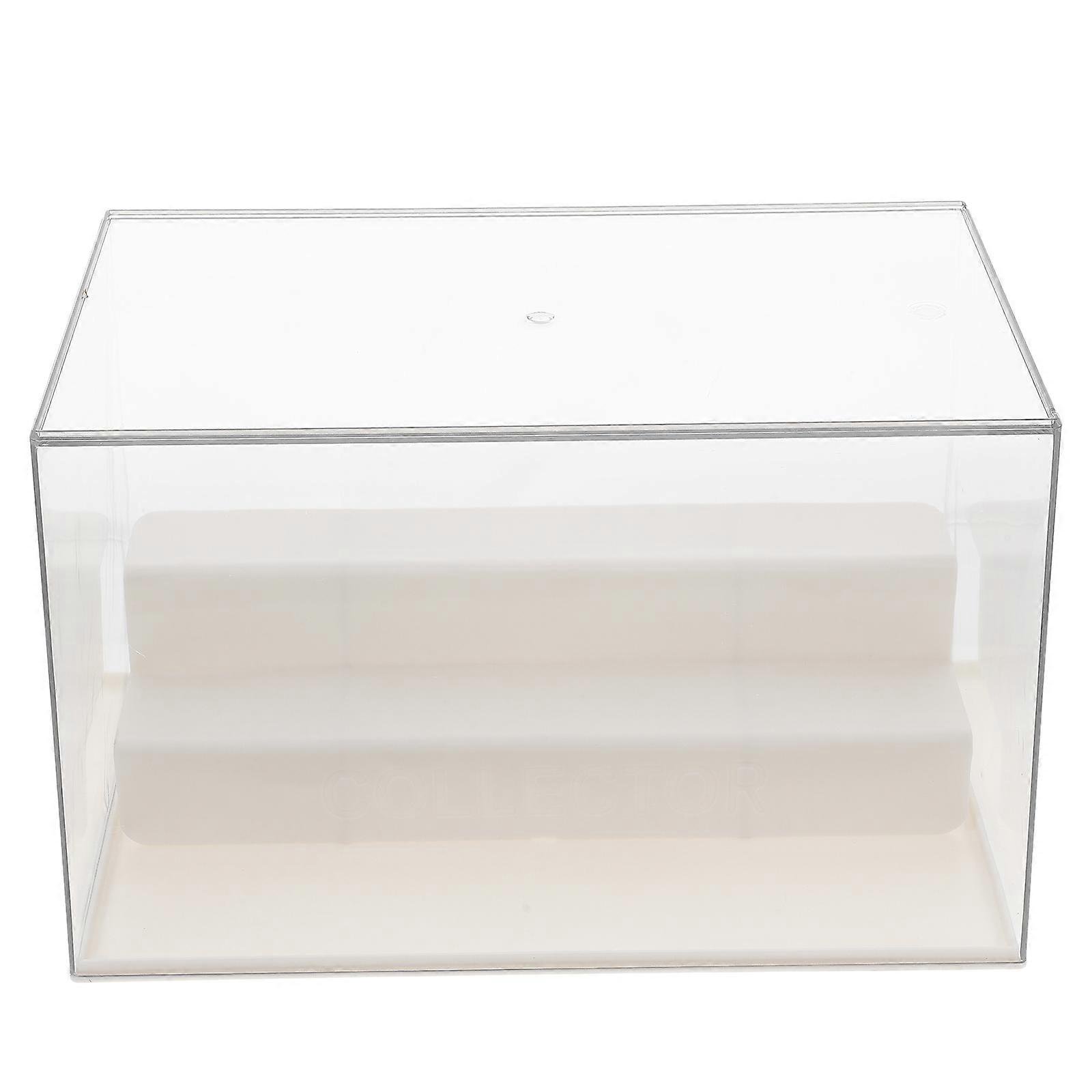 Action Figure Display Case Transparent Multi-Layered Rectangular Design Figures and Dolls 30.50X19.50X18.00CM 1Set