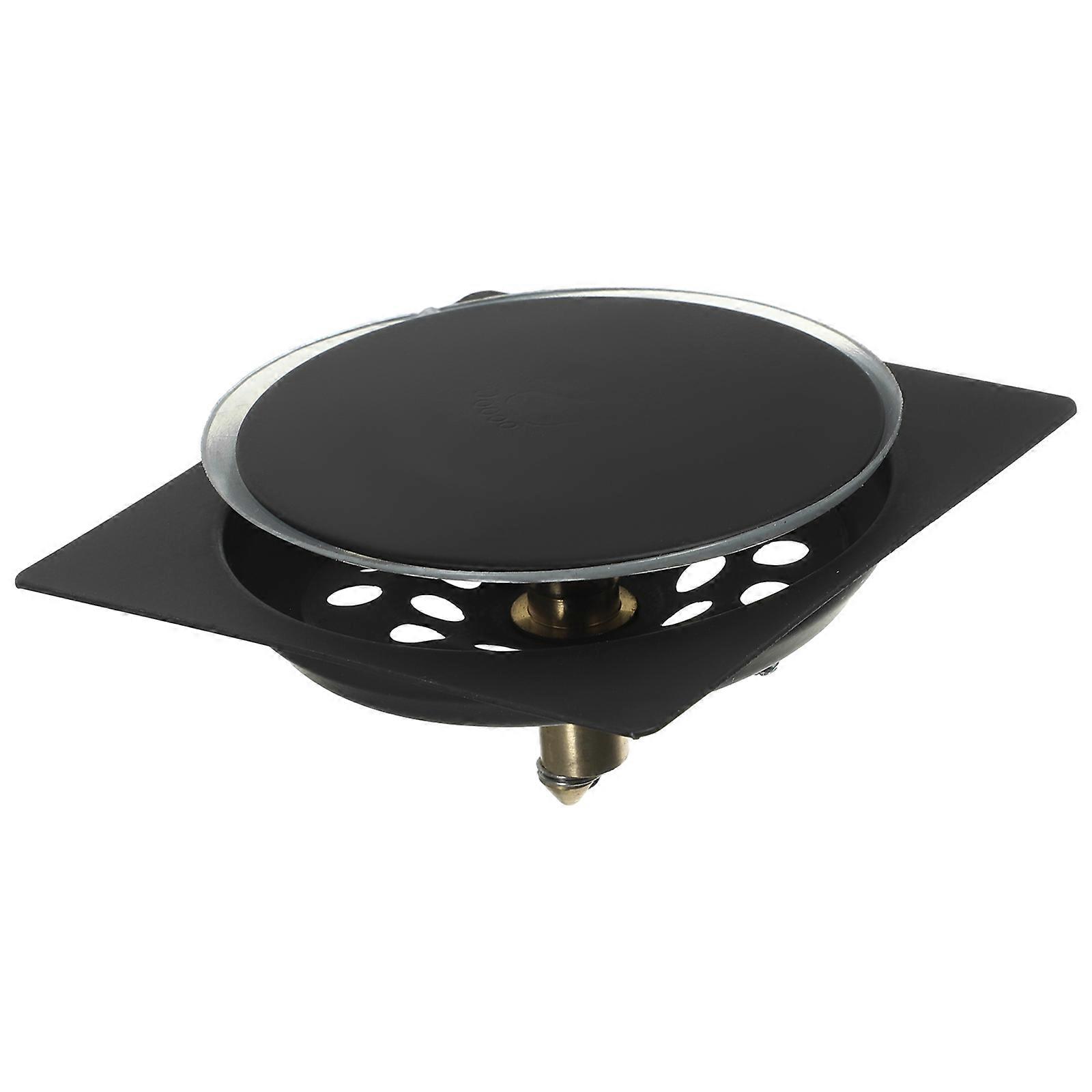 كفاءة دواسة ترتد نوع استنزاف الأرضية مصنوعة من الفولاذ المقاوم للصدأ للاستخدام المنزلي 10x10 سم لمنع الانسداد ومنع الرائحة 1 حزمة