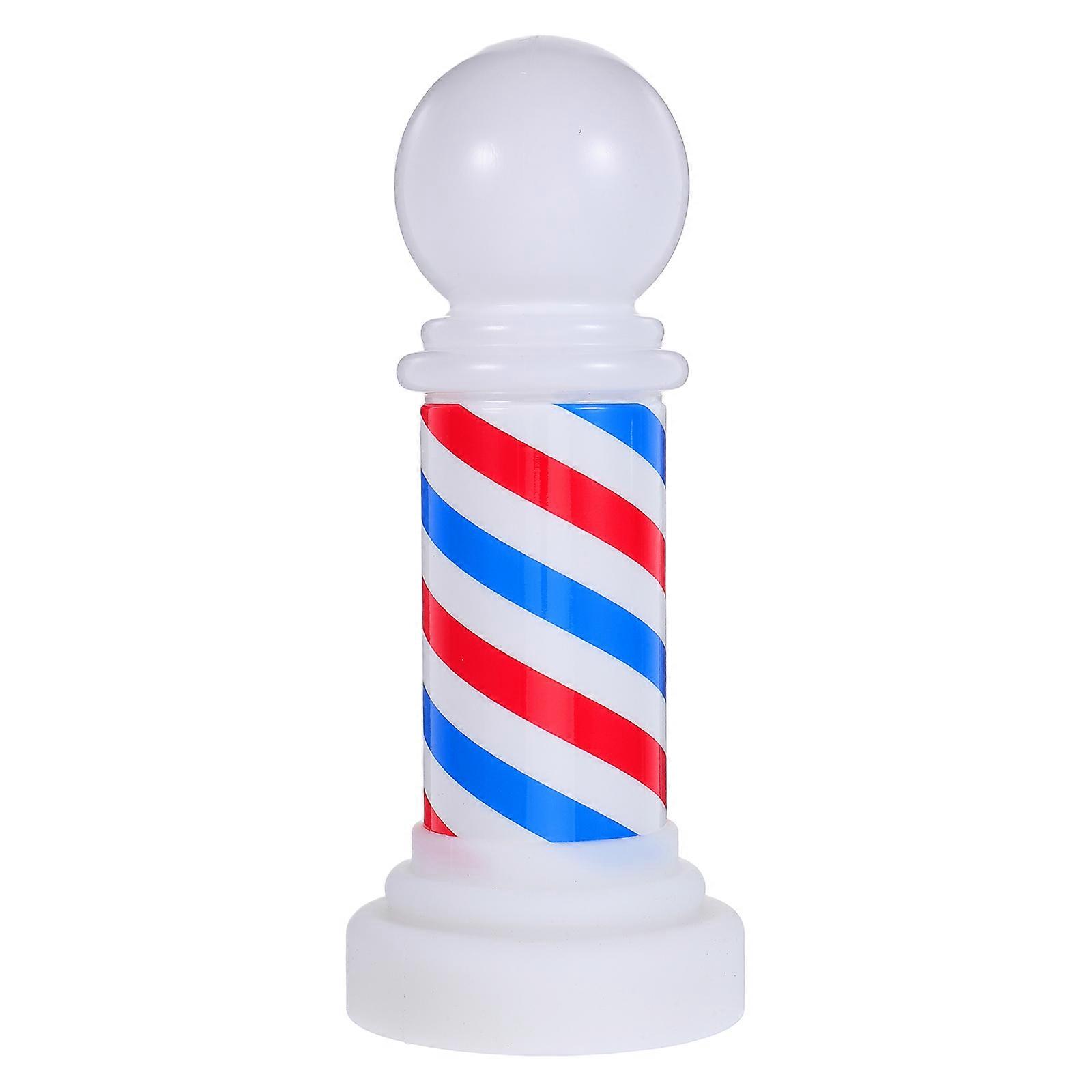 White Plastic Luminous Hairdressing Pole Lamp for Decor Soft Light Portable Reusable 1 Piece