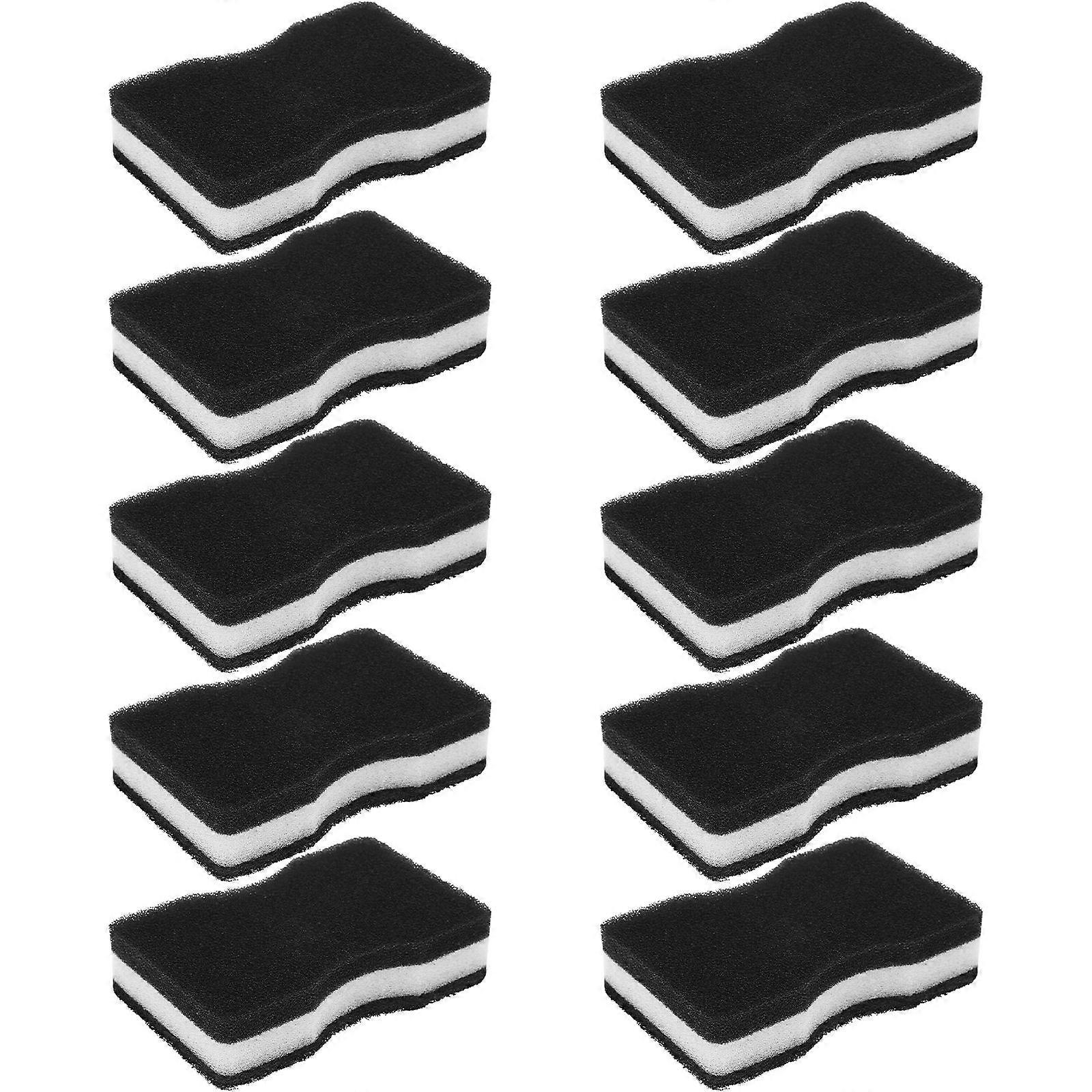 10PCS Double Sided Dishwashing Sponge Kitchen Scouring Pad Sponge Scrubber Cleaning Pad Slim Waist