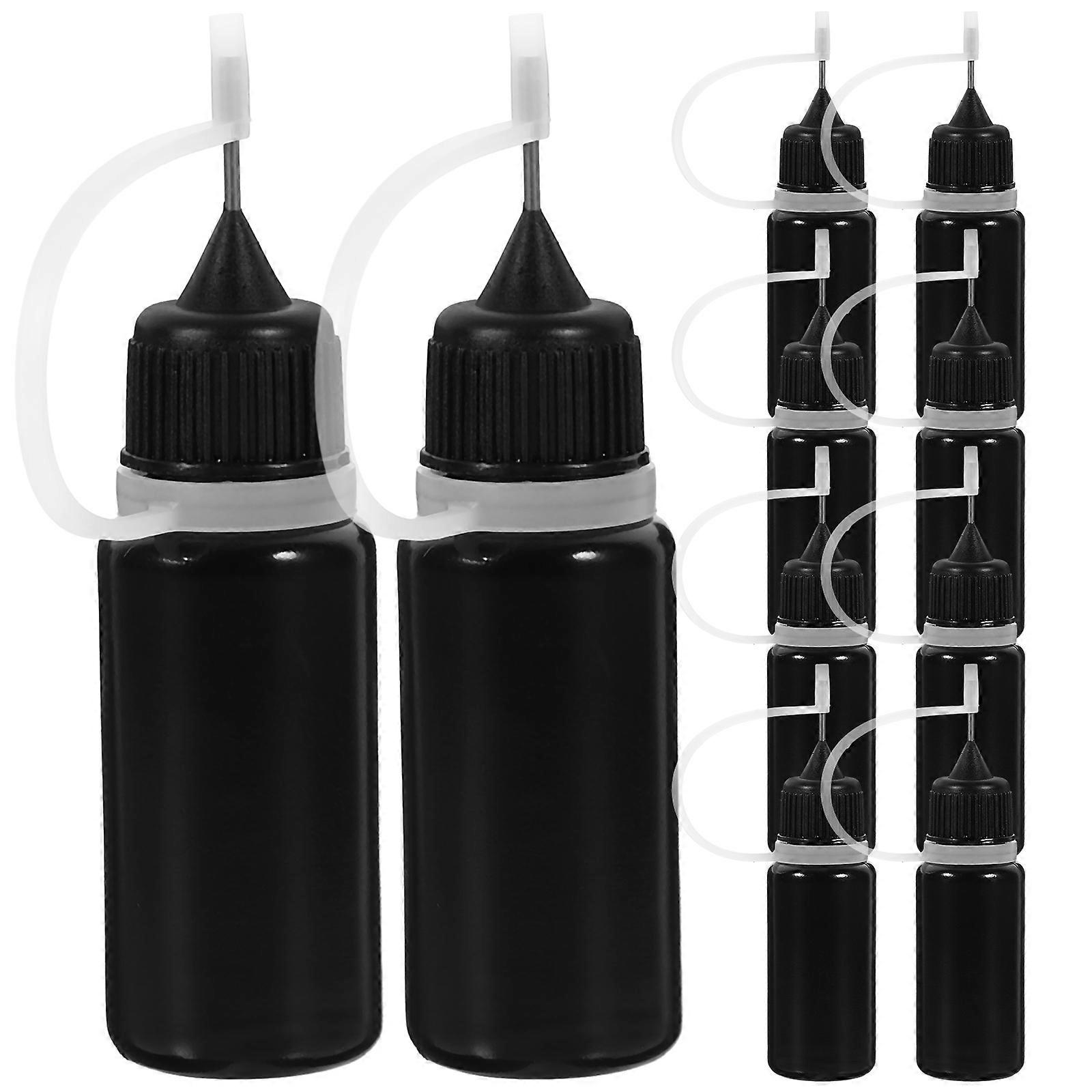 Small Dispensing Bottle Glue Squeeze Bottles Paint Projects Liquid Dispensing Black 20Set