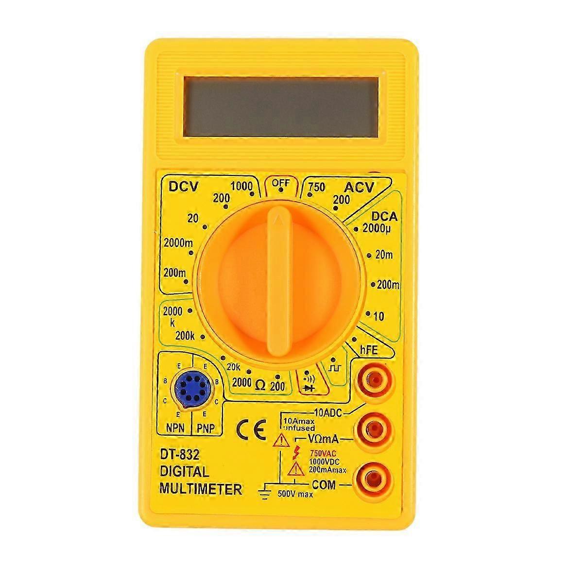 Electrical Meter Digital Multimeter Tester With Transistor Test Function 1Pcs