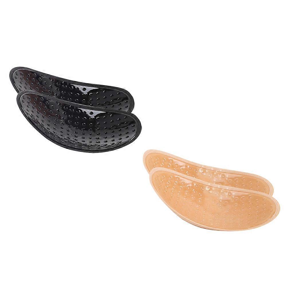 Anti Slip Shoulder Pads Shoulder Enhancers Daily Use Black Breathable 2 Pairs